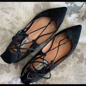 Steve Madden Gladiator Tie Pointed Flats